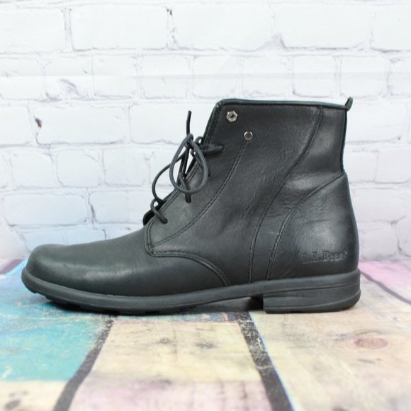 L.L. Bean Shoes - LL BEAN Leather Ankle Boots Booties Size 10 M
